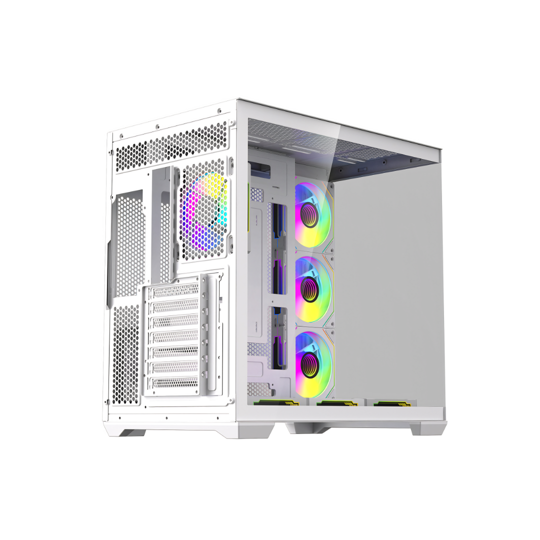 DarkFlash C280 - Computer Case, White