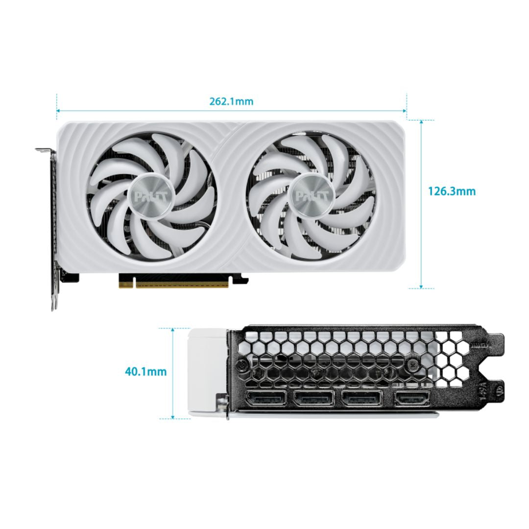 Palit GeForce RTX™ 5060 Ti Dual White OC - 16GB
