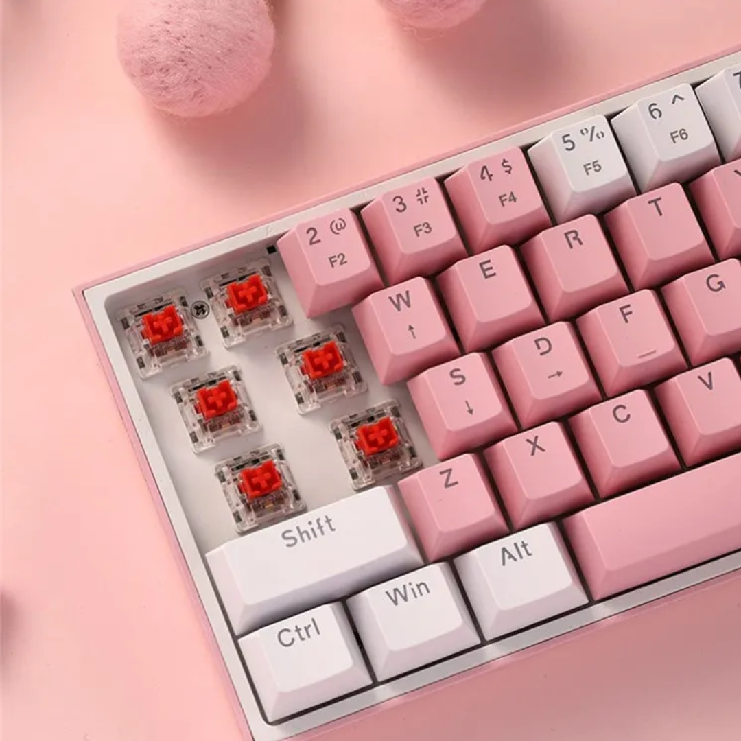 لوحة مفاتيح الألعاب الميكانيكية السلكية Redragon K617 Fizz 60% TKL 