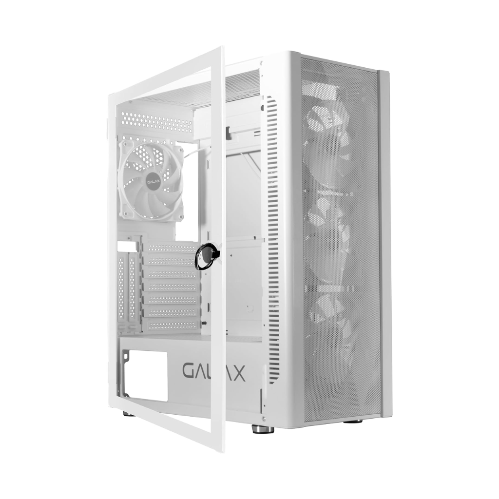 GALAX Revolution 06 RGB Computer Case with 4 Fans - White