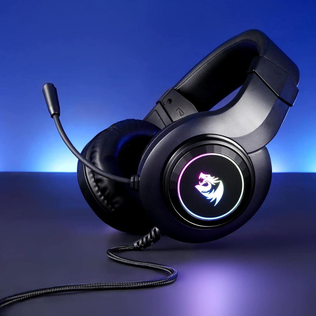 سماعة الألعاب السلكية Redragon H260 RGB - أسود 