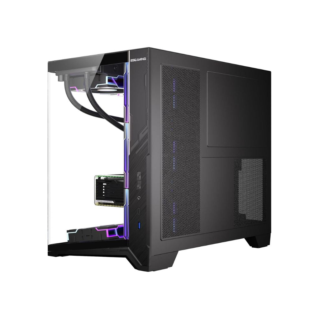 ESGAMING Zero Max - ATX PC Case - Black