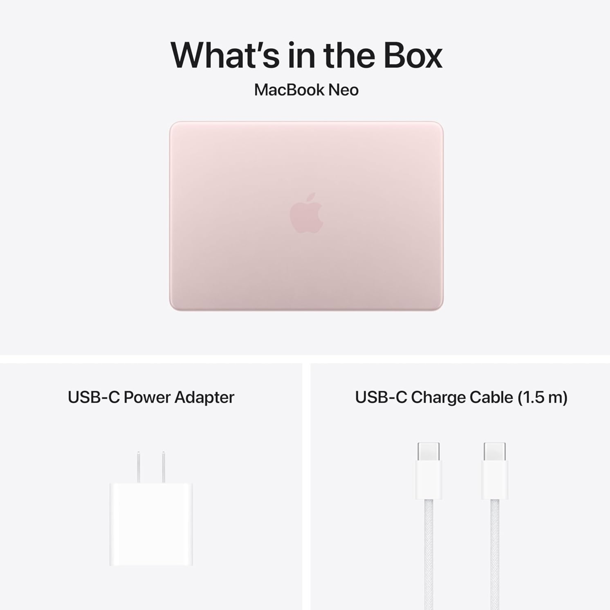 Apple MacBook Neo MHFH4LL/A - A3404, معالج Apple A18 Pro (6 أنوية)، وحدة معالجة رسومات (5 أنوية)، ذاكرة وصول عشوائي 8 جيجابايت، قرص تخزين SSD 256 جيجابايت، شاشة 13.0 بوصة (2408 × 1506)، لون أحمر خدود