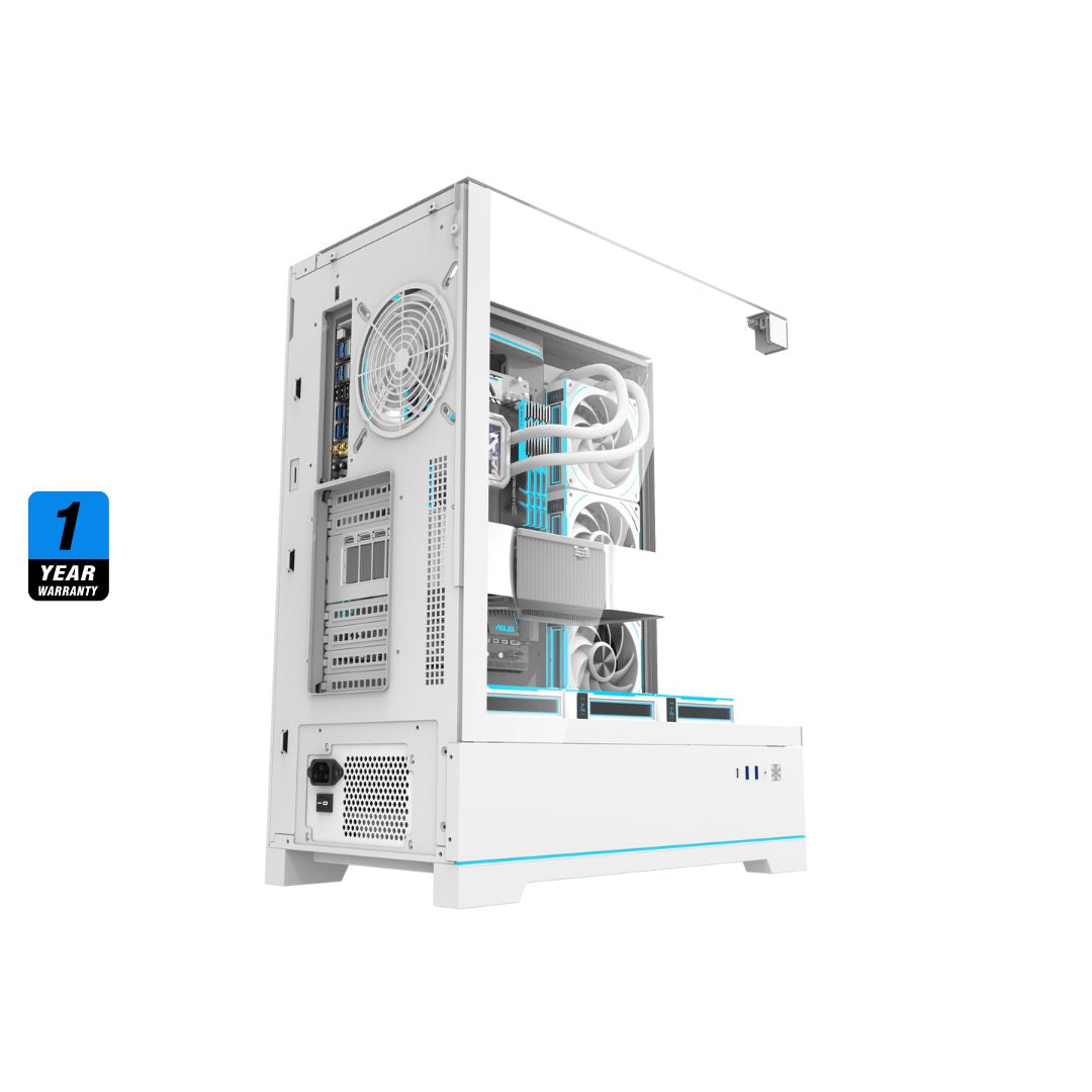 DarkFlash DY450L Pro Mid Tower Case - White