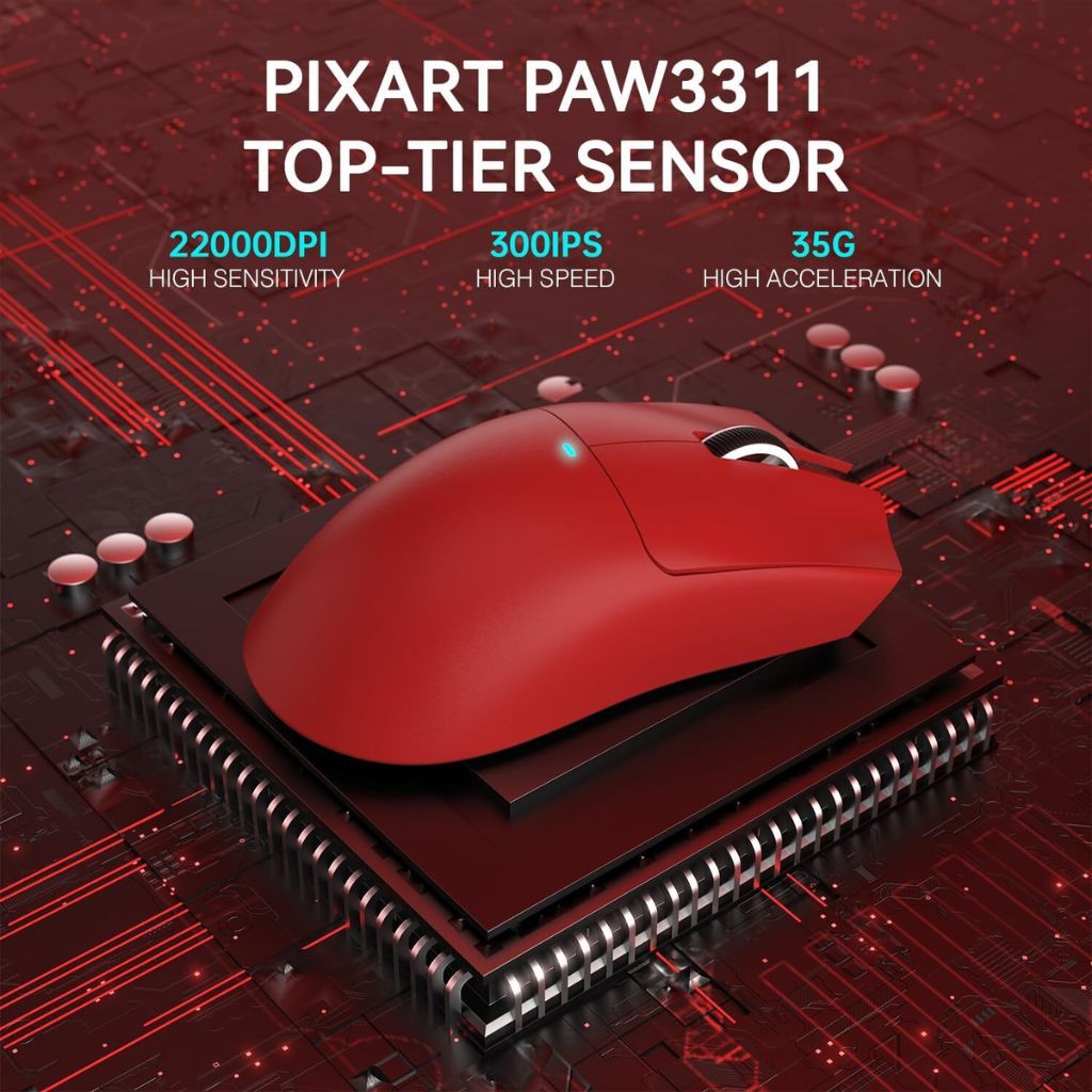 Attack Shark X11 Ultra Wireless - Red