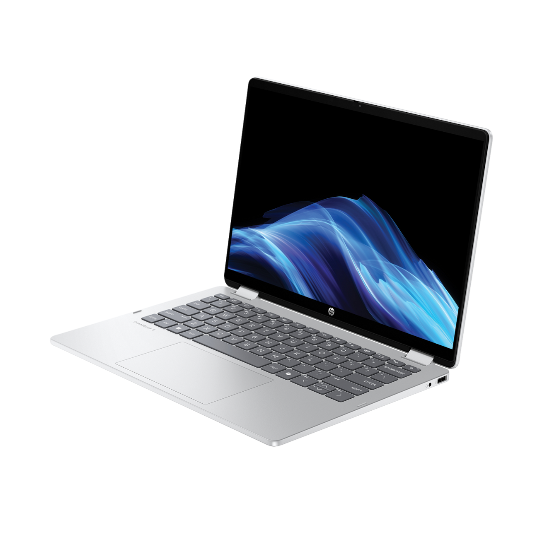 HP OmniBook 5 Flip 14-FP0023DX, Intel Core 7-150U, RAM 16GB, SSD 512GB, Intel® Graphics, 14.0 Inch WUXGA FHD+ IPS Touch, Glacier Silver