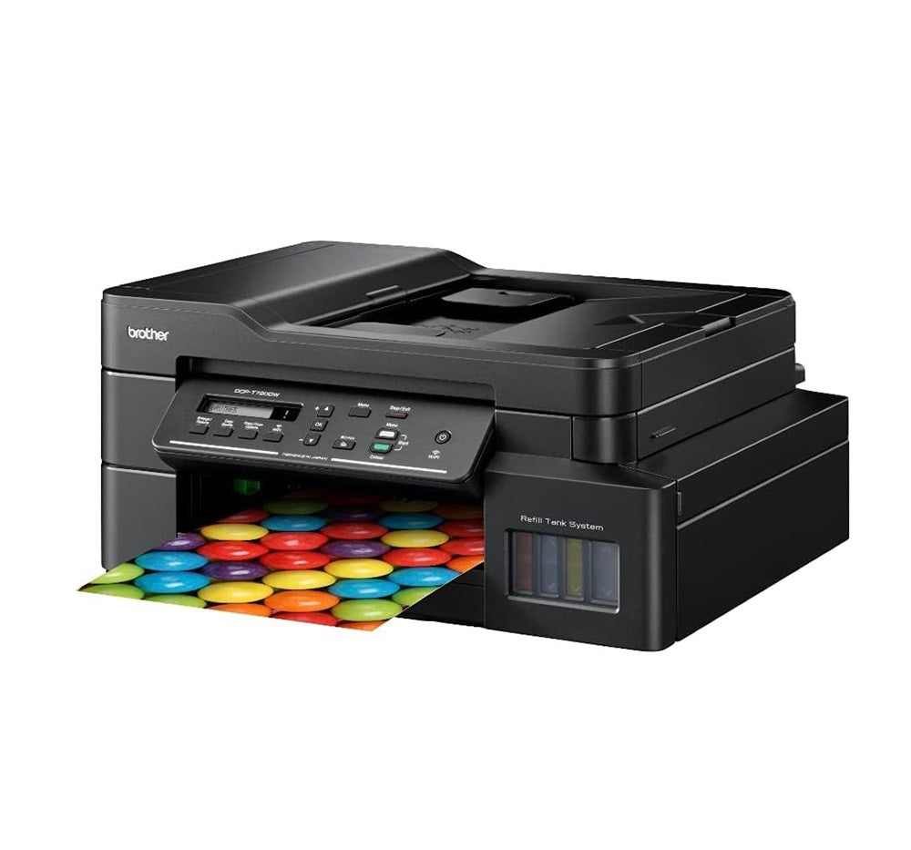 Brother DCP-T820DW Wireless, Inkbenefit Plus 3-in-1 Inkjet Printer Colour, Duplex (All-in One Ink)