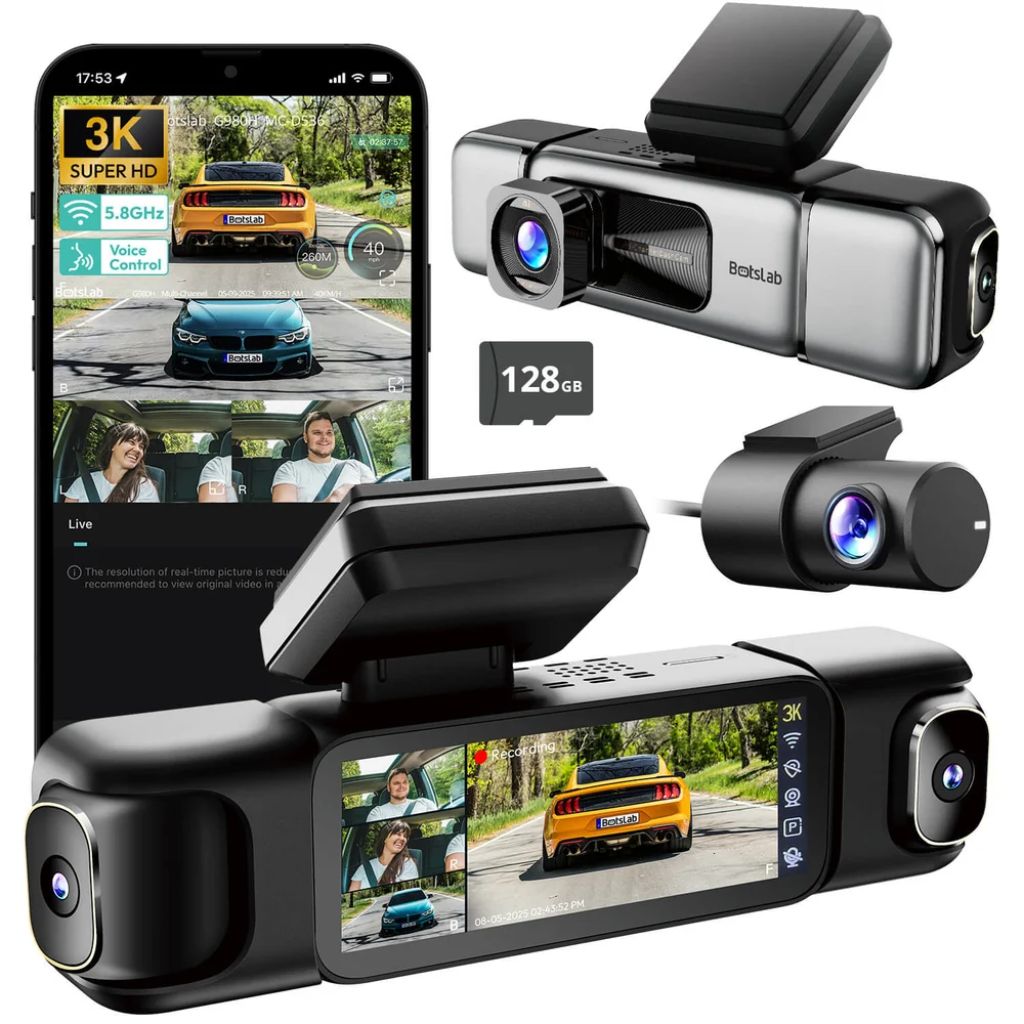 Botslab G980H 4-Camera Multi-Channel Dash Cam
