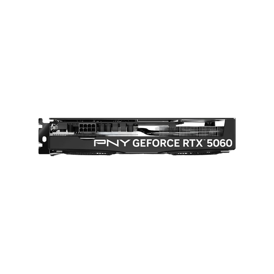 PNY GeForce RTX™ 5060 بطاقة رسومات - 8GB، إصدار OC، مروحتان للتبريد