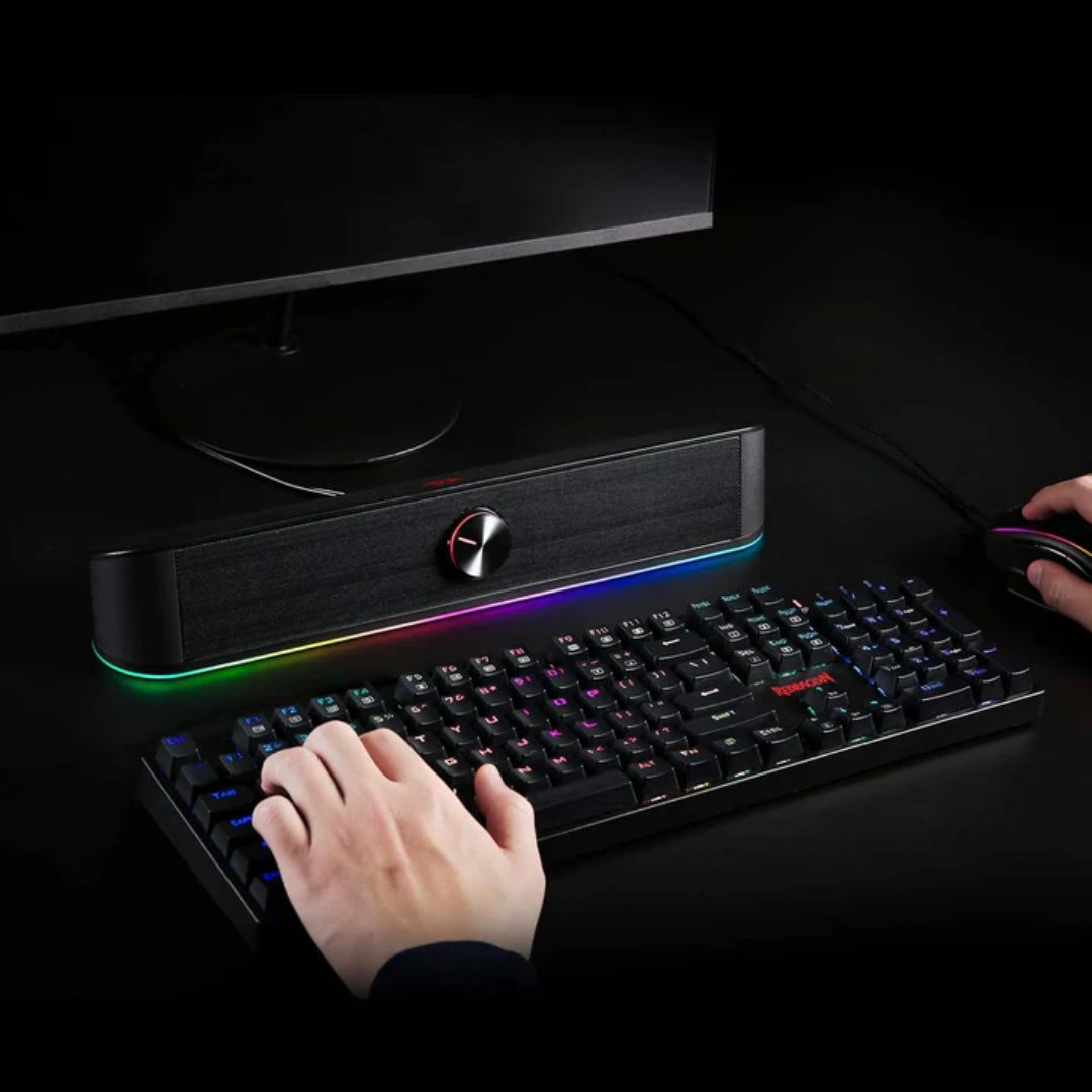 مكبرات صوت Redragon Adiemus GS560 RGB - أسود