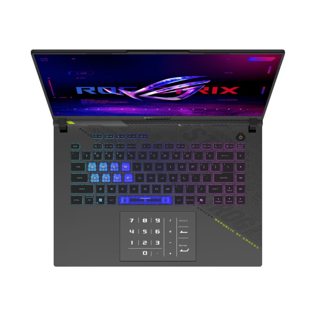 ASUS ROG Strix G16 G614FR-S5201, AMD Ryzen 9-9955X3D, RAM 32GB, SSD 1TB, NVIDIA RTX 5070 Ti 12GB, 16.0 Inch WQXGA 240Hz, Volt Green