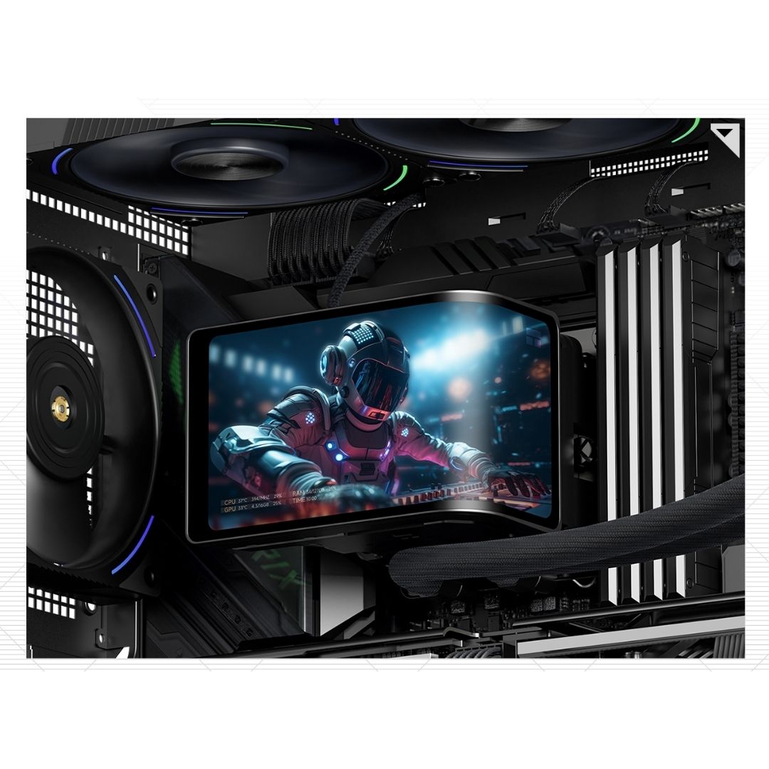 Thermalright Wonder Vision 360 Turbo ARGB - Liquid CPU Cooler, Black