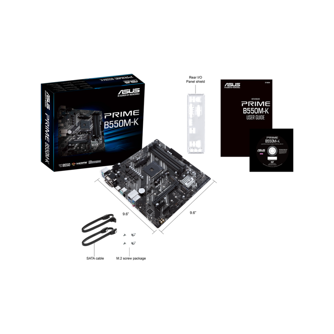 ASUS PRIME B550M-K - شركة القيم العالمية للحاسبات