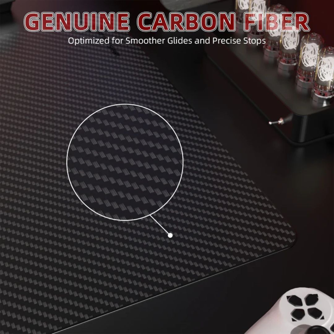 ATTACK SHARK CM04 XL | 490x490mm, Carbon Fiber Mouse Pad in Iraq