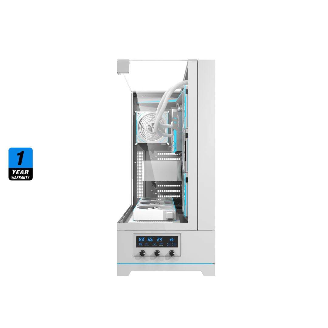 DarkFlash DY450L Pro Mid Tower Case - White