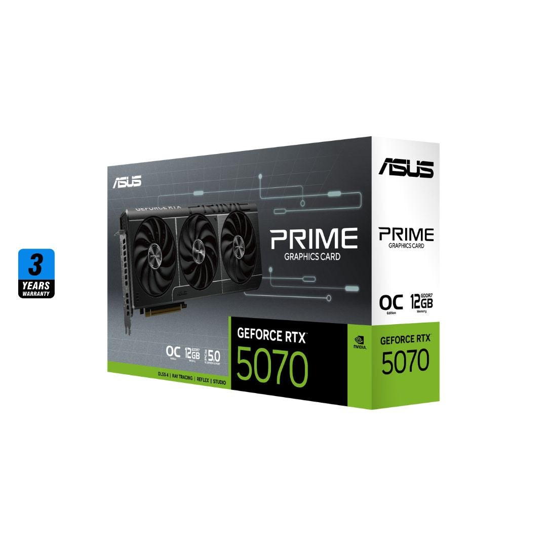 ASUS PRIME GeForce RTX 5070 OC 12GB GDDR7 GPU | in Iraq