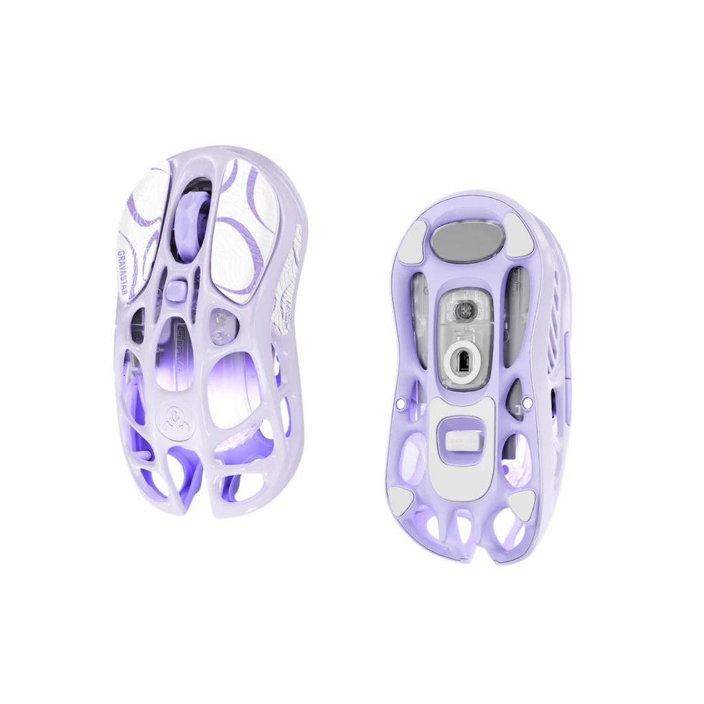 GravaStar Mercury M1 Pro Gaming Mouse - Lavender Purple