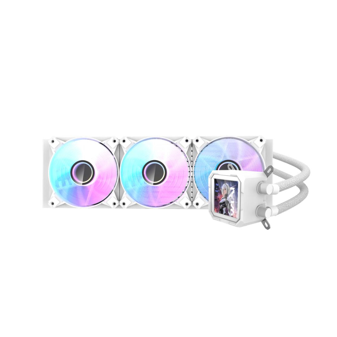 DarkFlash DV360S ARGB Liquid CPU Cooler - White