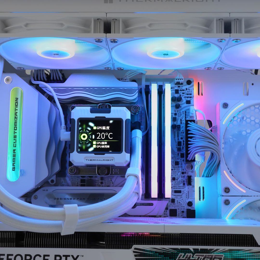 Thermalright Frozen Warframe 360 | ARGB Liquid CPU Cooler White in