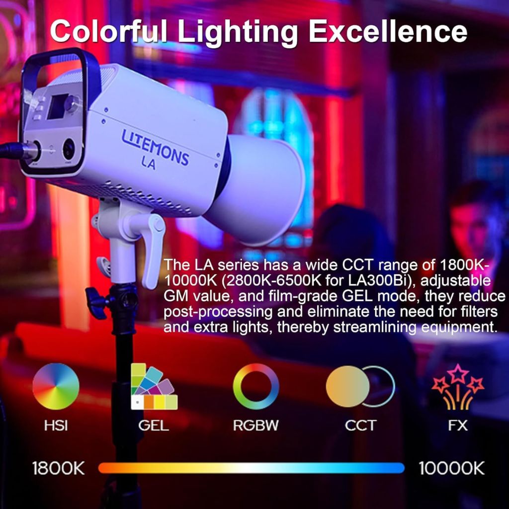 Godox LA200R Litemons RGB LED Video Light – Full-Color COB - 220W