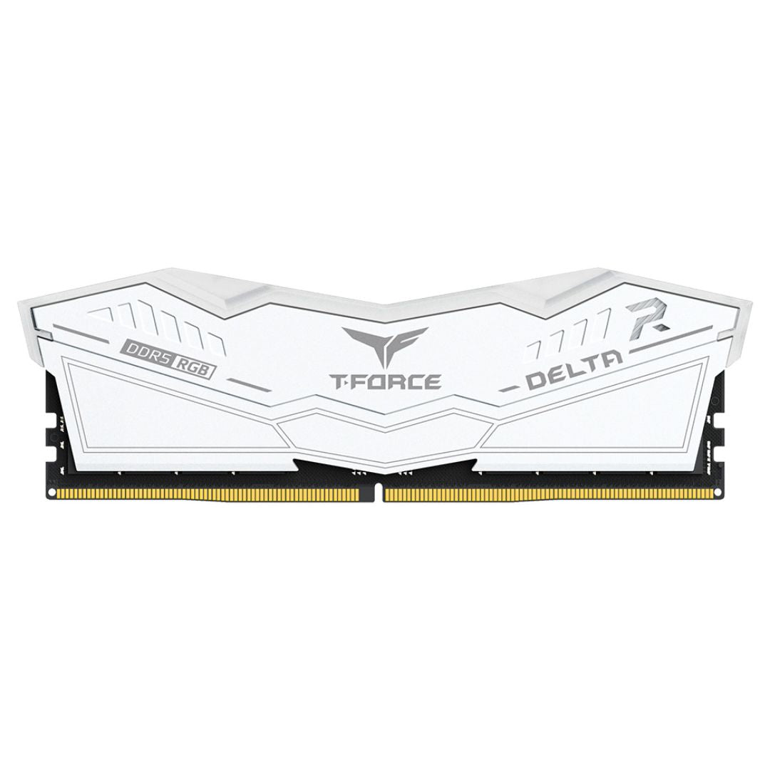 TEAMGROUP T-Force Delta RGB DDR5 Ram 64GB (2x32GB) 6000MHz CL38 - White