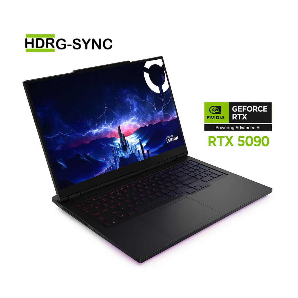 لينوفو ليجن 9 18IAX10 - (03AX)، معالج إنتل كور ألترا 9-275HX، ذاكرة وصول عشوائي 64 جيجابايت، قرص صلب SSD سعة 4 تيرابايت، بطاقة رسومات إنفيديا جي فورس RTX 5090 سعة 24 جيجابايت، شاشة 18.0 بوصة WQUXGA (3840x2400) IPS 240 هرتز، لون أسود إكليبس 