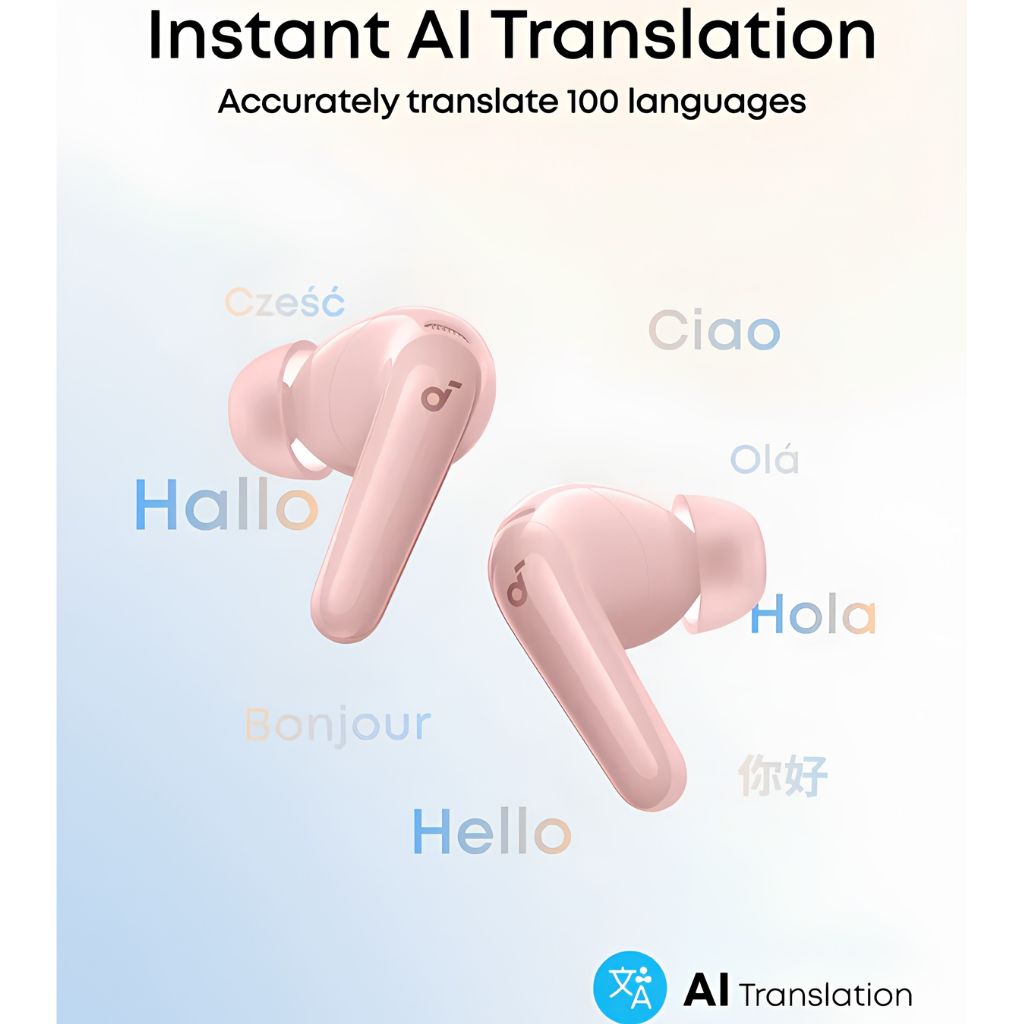 Anker Soundcore R60i NC Wireless Earbuds - Pink