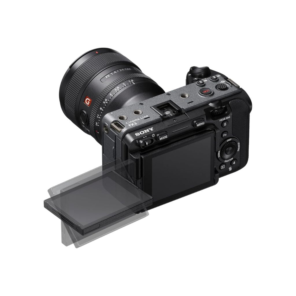 Sony FX3A Full-Frame Cinema Camera with XLR Handle – 4K 120p, Dual Base ISO, 10-Bit 4:2:2