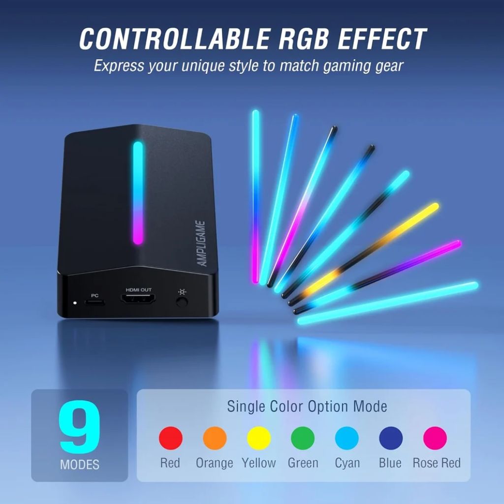 FIFINE AmpliGame V3 - 4K HDMI Capture Card with RGB