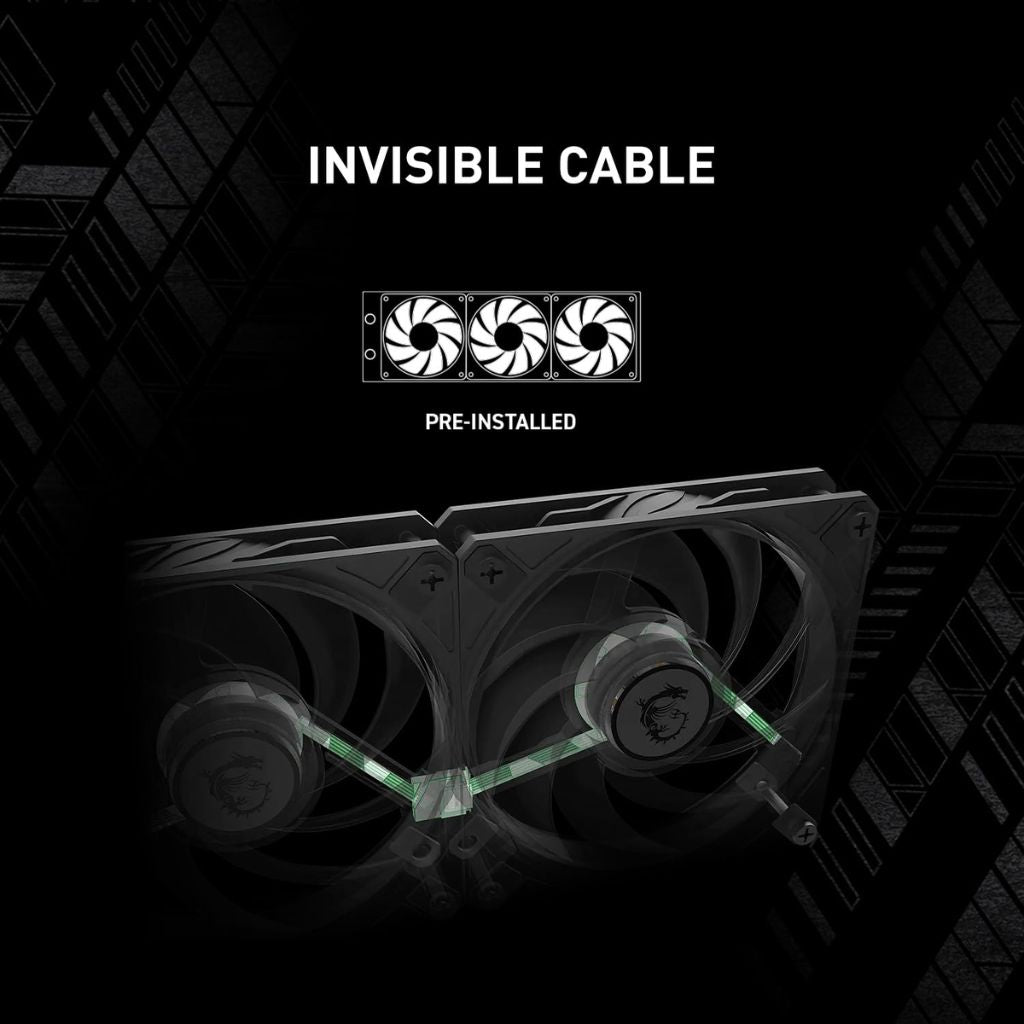 MSI MAG CORELIQUID A15 240 Liquid CPU Cooler - Black