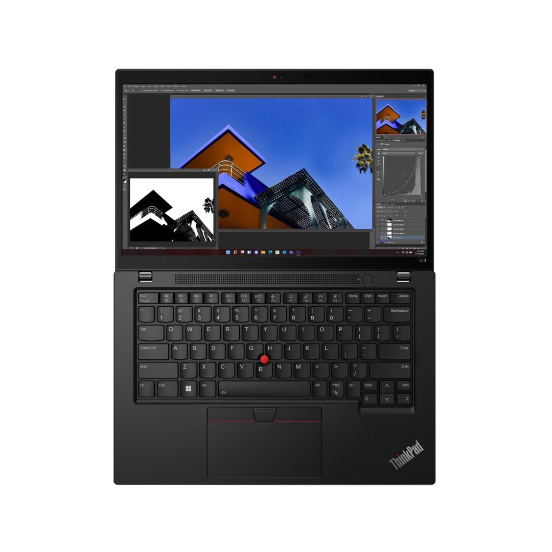 Lenovo ThinkPad L14 (7RGR) - Intel Core i7-1355U, RAM 16GB, SSD 512GB, UHD Graphics, 14.0 Inch FHD IPS. Thunder Black