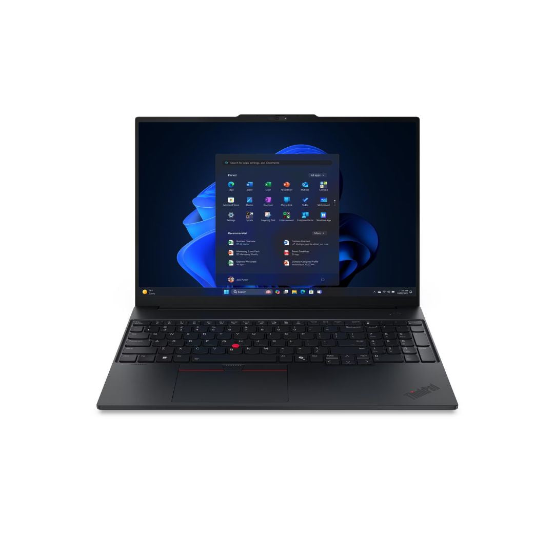 Lenovo ThinkPad E16 Gen3 (2100), Intel Core Ultra 5-225U, RAM 16GB, SSD 512GB, Intel Graphics, 16 Inch WUXGA IPS, Graphite Black