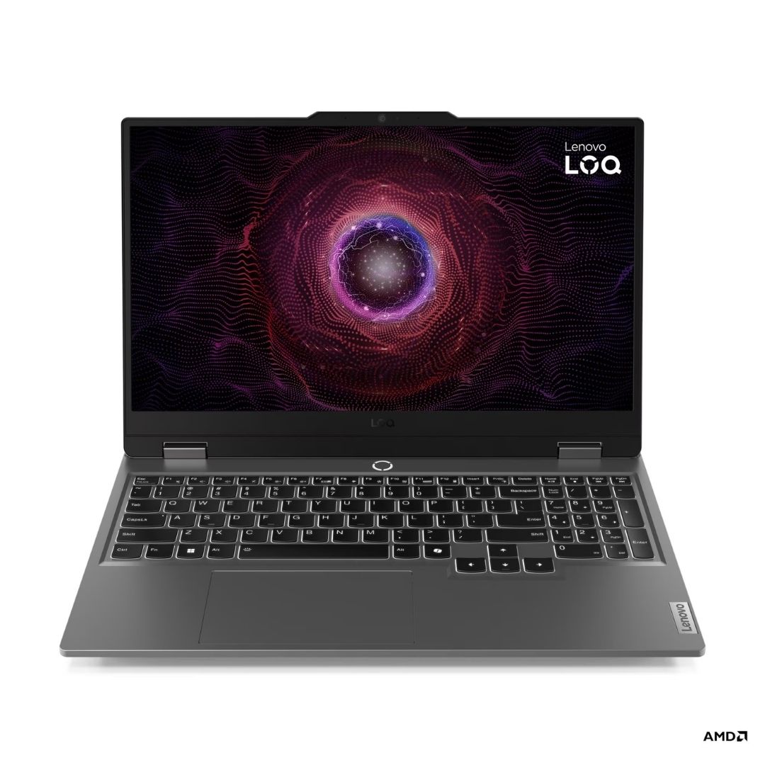 Lenovo LOQ 15ARP9 - (57PS) Ryzen 5-7235HS, RAM 16GB, SSD 512GB, RTX 3050-6G, 15.6 Inch FHD, Luna Grey