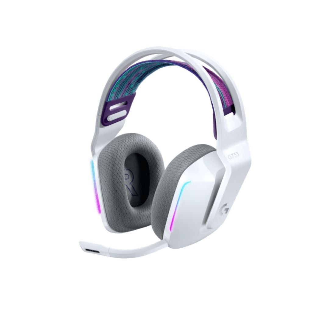Logitech G733 Wireless Gaming Headset - White | LIGHTSPEED RGB in Iraq