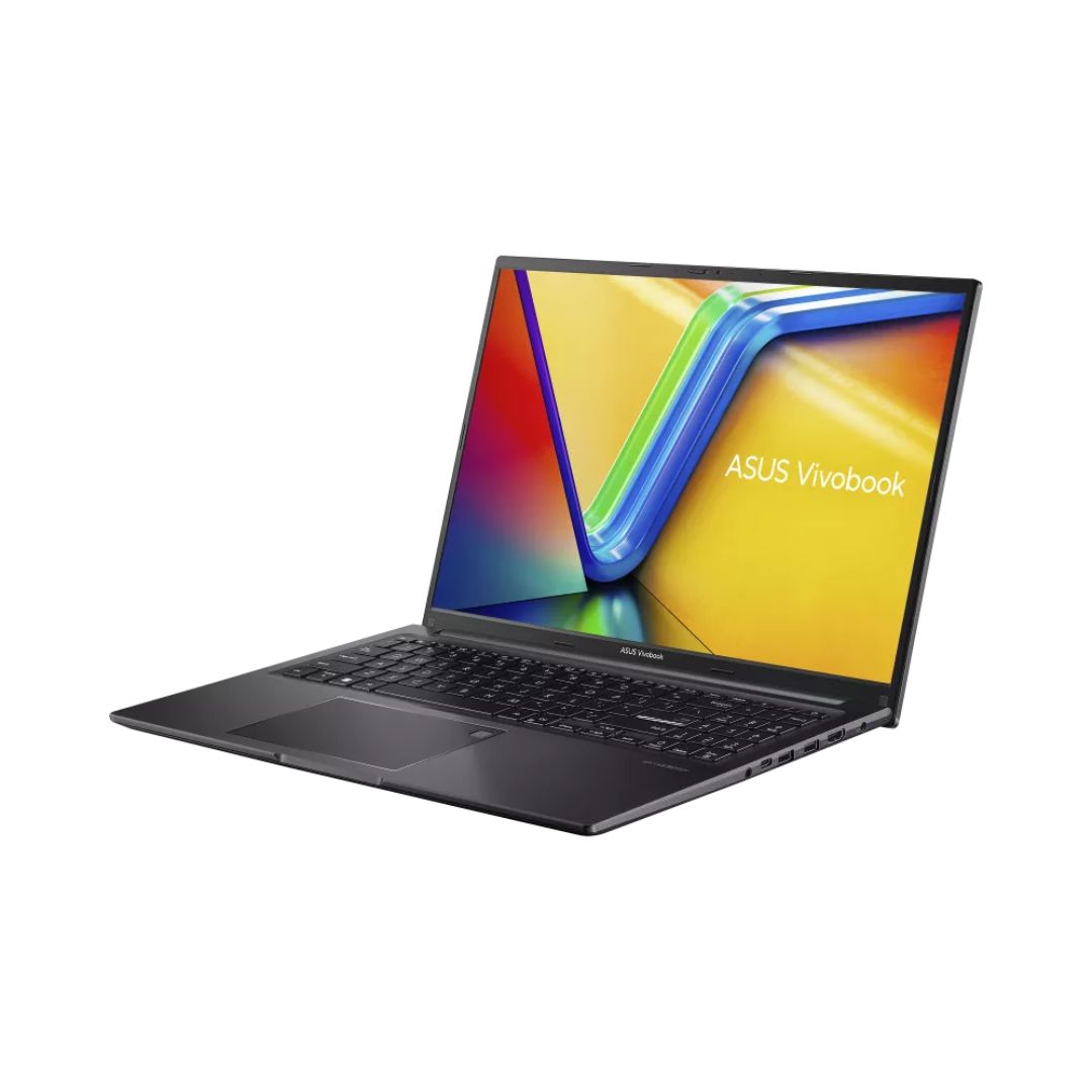 لابتوب ASUS Vivobook 16 F1605VA-WS74، معالج Intel Core i7-1355U، ذاكرة وصول عشوائي 16 جيجابايت، قرص صلب SSD سعة 512 جيجابايت، بطاقة رسوميات Intel Iris Xe، شاشة 16 بوصة WUXGA IPS، لون أسود إندي