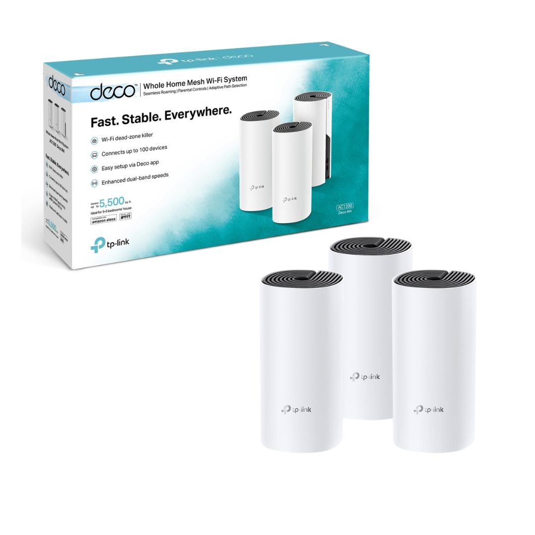 TP-Link Deco M4 AC1200 Whole Home Mesh Wi-Fi System 3-Pack in Iraq