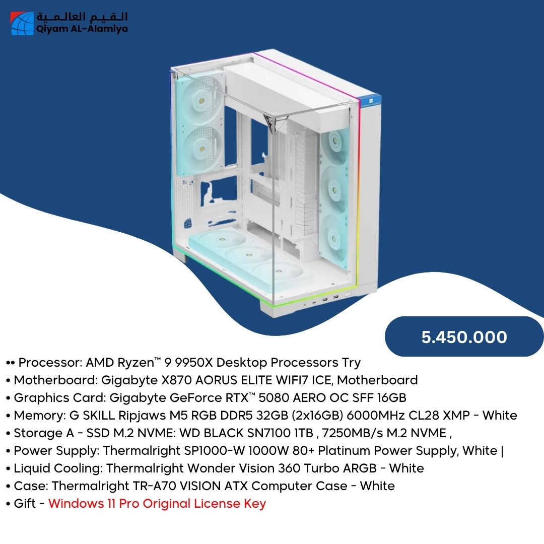 Pc Build AMD  9 9950X ,RTX 5080 - 16GB