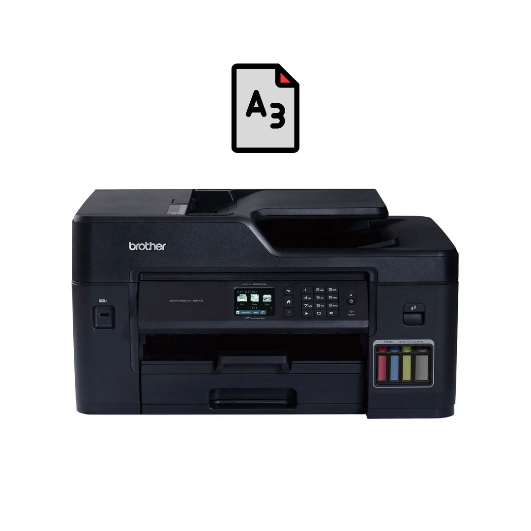 Brother MFC-T4500DW Wireless A3-A4, Ink Tank All-in-One Color Inkjet Printer (Print, Copy, Scan, Fax)