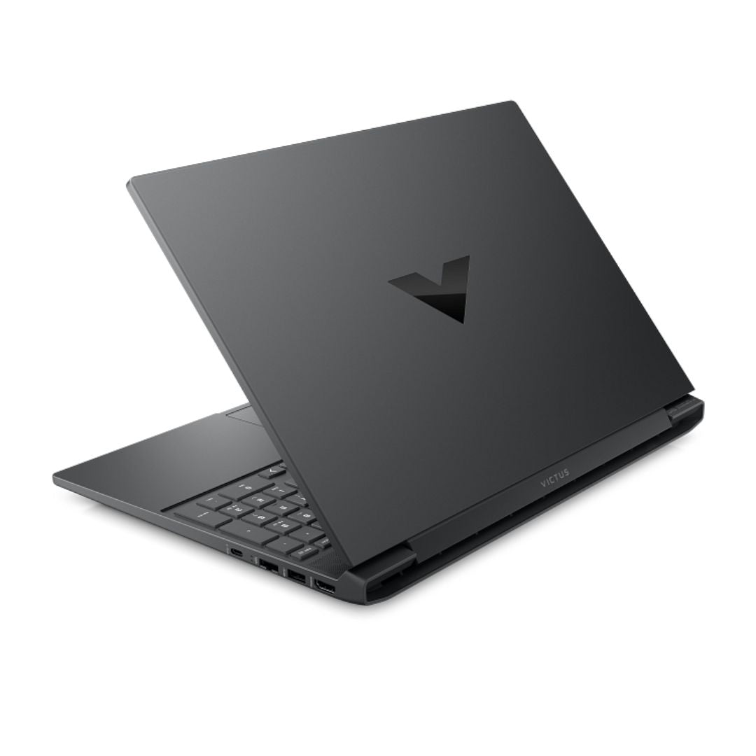 HP Victus 15-fa2082ne، Intel Core 7-240H، ذاكرة وصول عشوائي (RAM) سعة 16 جيجابايت، قرص SSD سعة 1 تيرابايت، بطاقة رسومات NVIDIA GeForce RTX 5060 سعة 8 جيجابايت، شاشة 15.6 بوصة FHD IPS بتردد 144 هرتز، لون Mica Silver