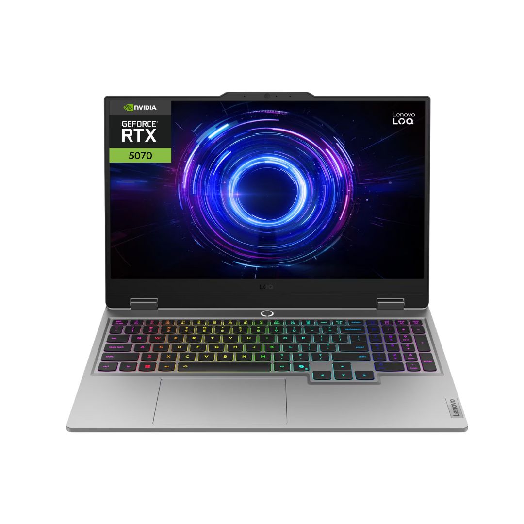 Lenovo LOQ 15IRX10 - (0XPS) Intel Core i7-13650HX, RAM 32GB, SSD 1TB, RTX 5070 8GB, 15.6 Inch FHD IPS 144Hz, Luna Grey