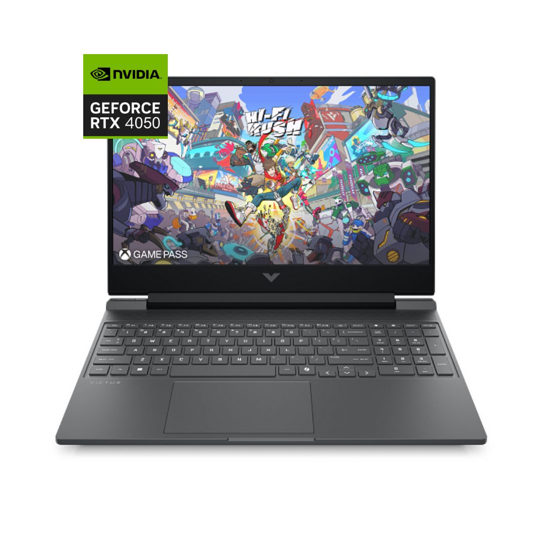 HP Victus 15-FA2104TX, Intel Core i7-13620H , RAM 16GB, SSD 512GB, NVIDIA RTX 4050 6G, 15.6 Inch FHD, Black