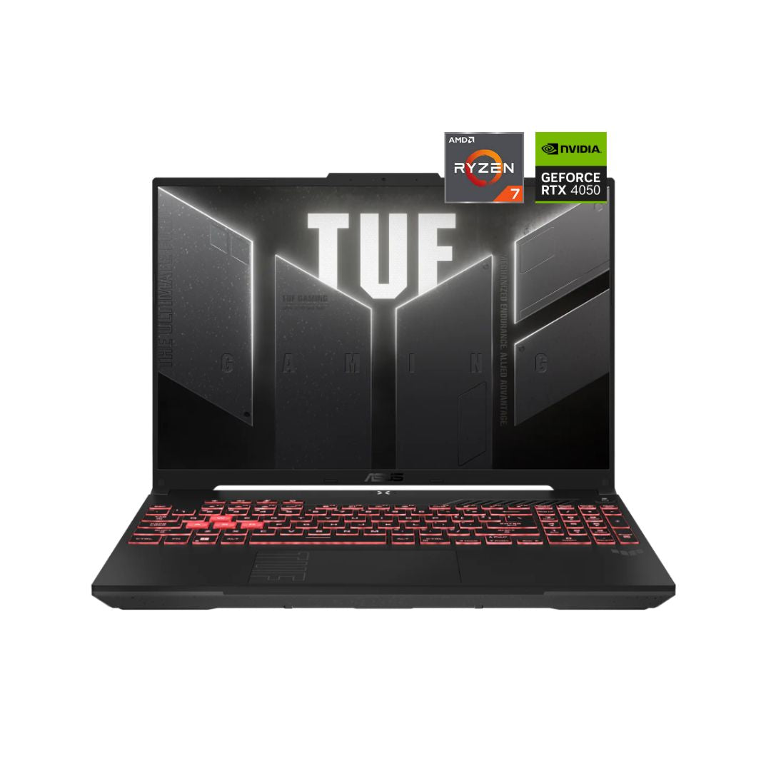 ASUS TUF Gaming A16 FA607NUQ-RL014, AMD Ryzen 7-170, RAM 16G, SSD 512GB, NVIDIA RTX 4050 6GB, 16.0 inch WUXGA 144Hz, Mecha Gray