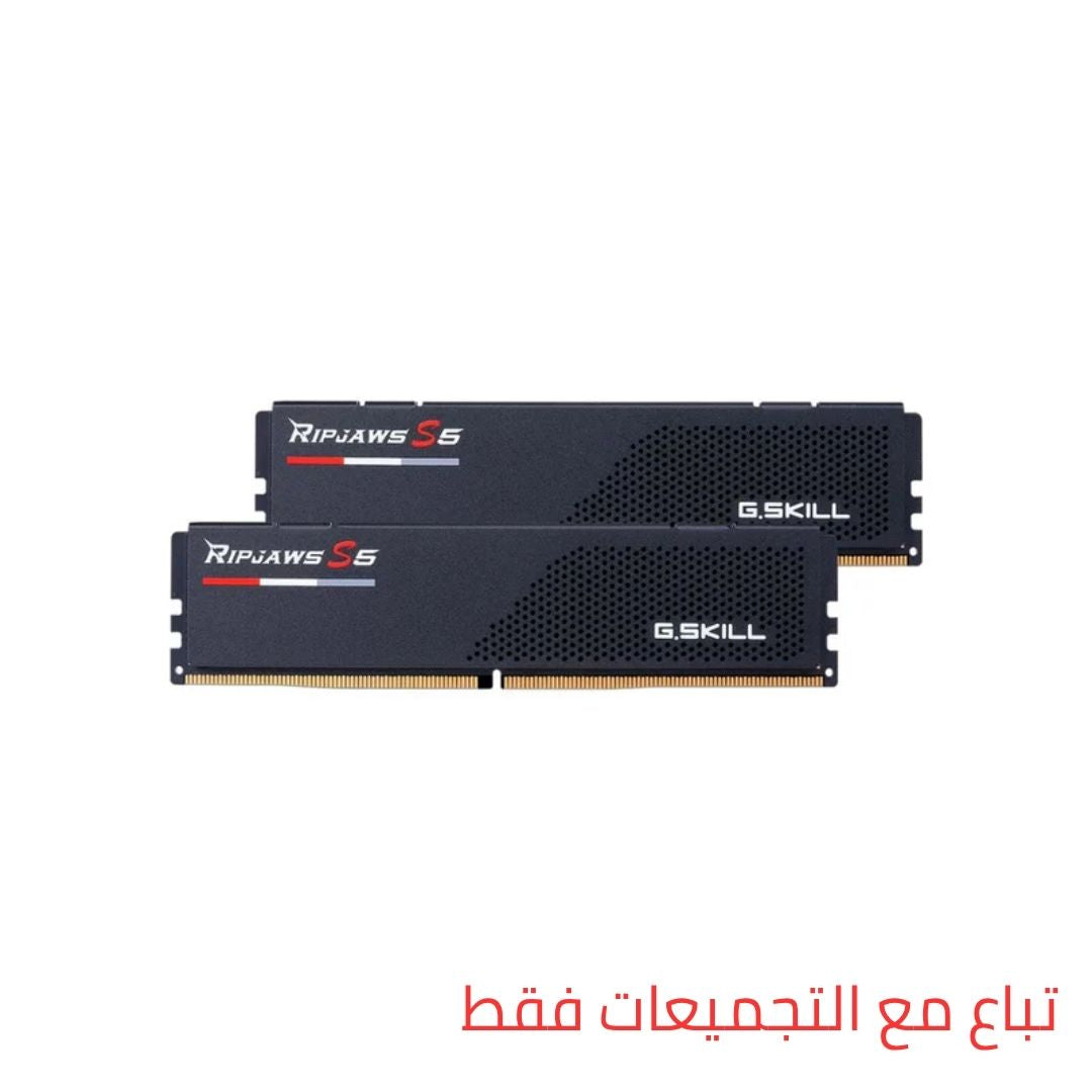 G.SKILL Ripjaws S5 DDR5 16GB (1x16GB) 6000MHz CL36,XMP & EXPO - Black