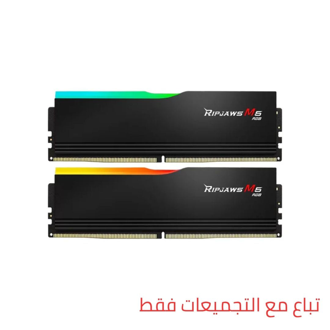 G.SKILL Ripjaws M5 RGB  DDR5 64GB (2x32GB) 6000MHz CL36,XMP & EXPO - Black