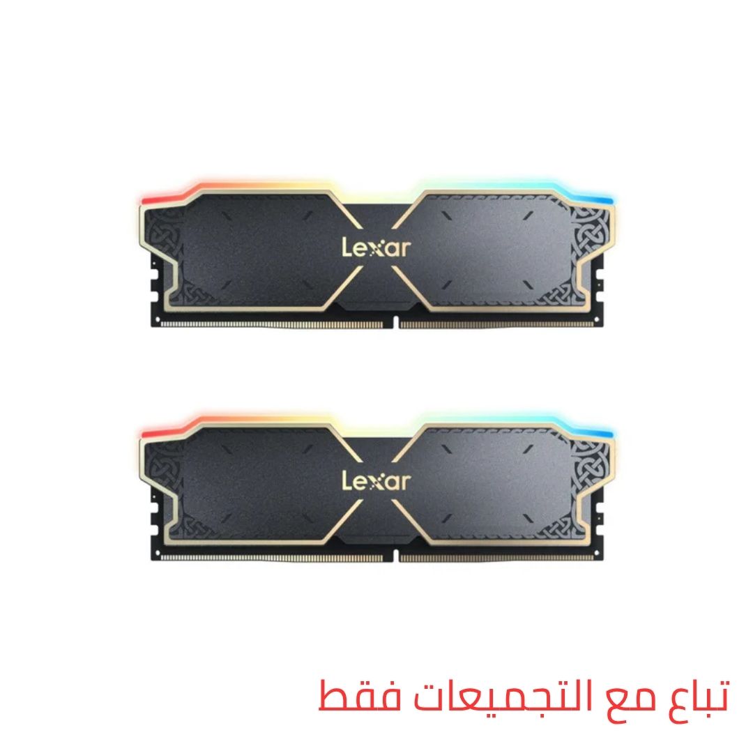 Lexar THOR RGB DDR5 Ram 32GB (2x16GB) 6000MHz CL38 - Black