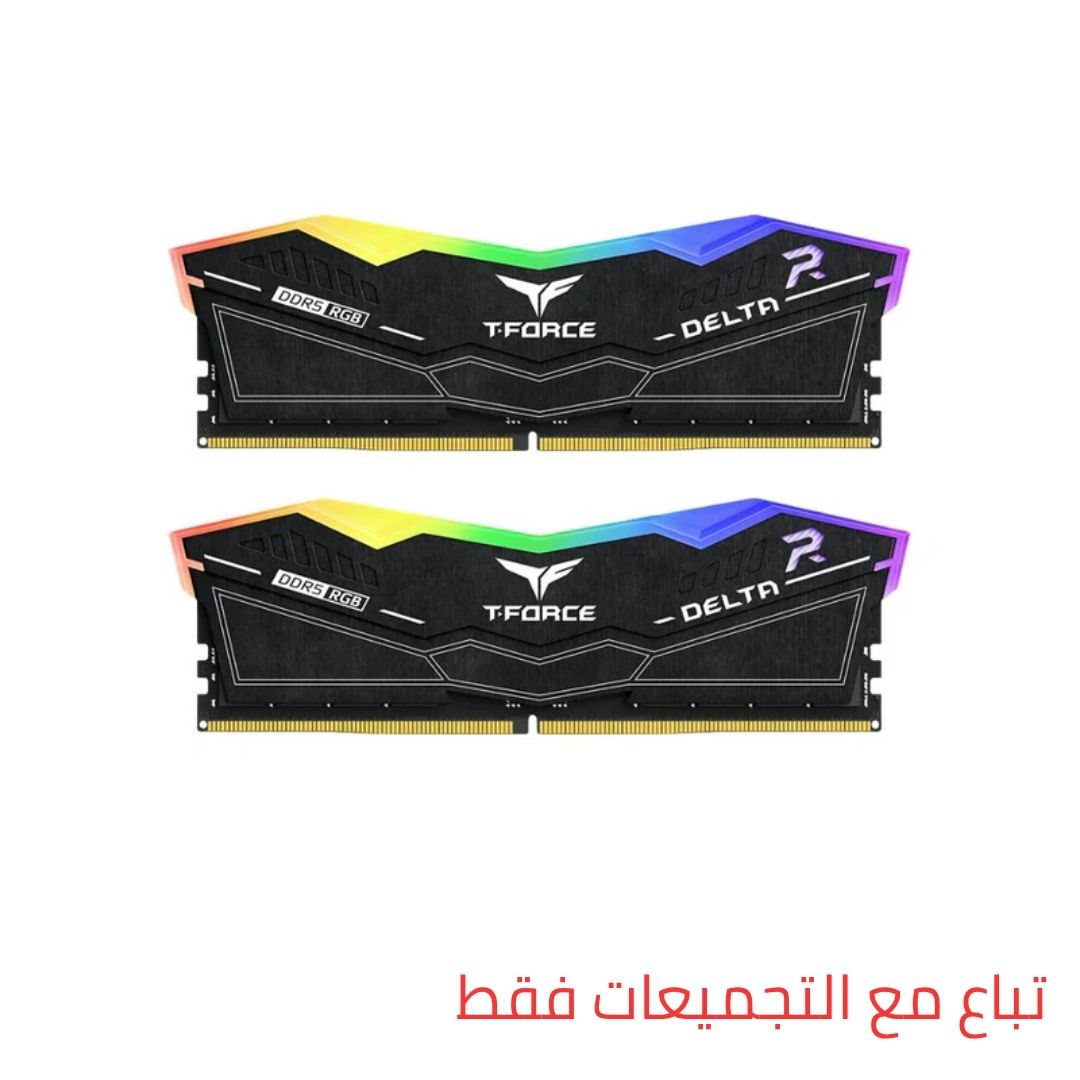 TEAMGROUP T-Force Delta RGB DDR5 Ram 16GB (2x8GB) 6000MHz CL38 - Black