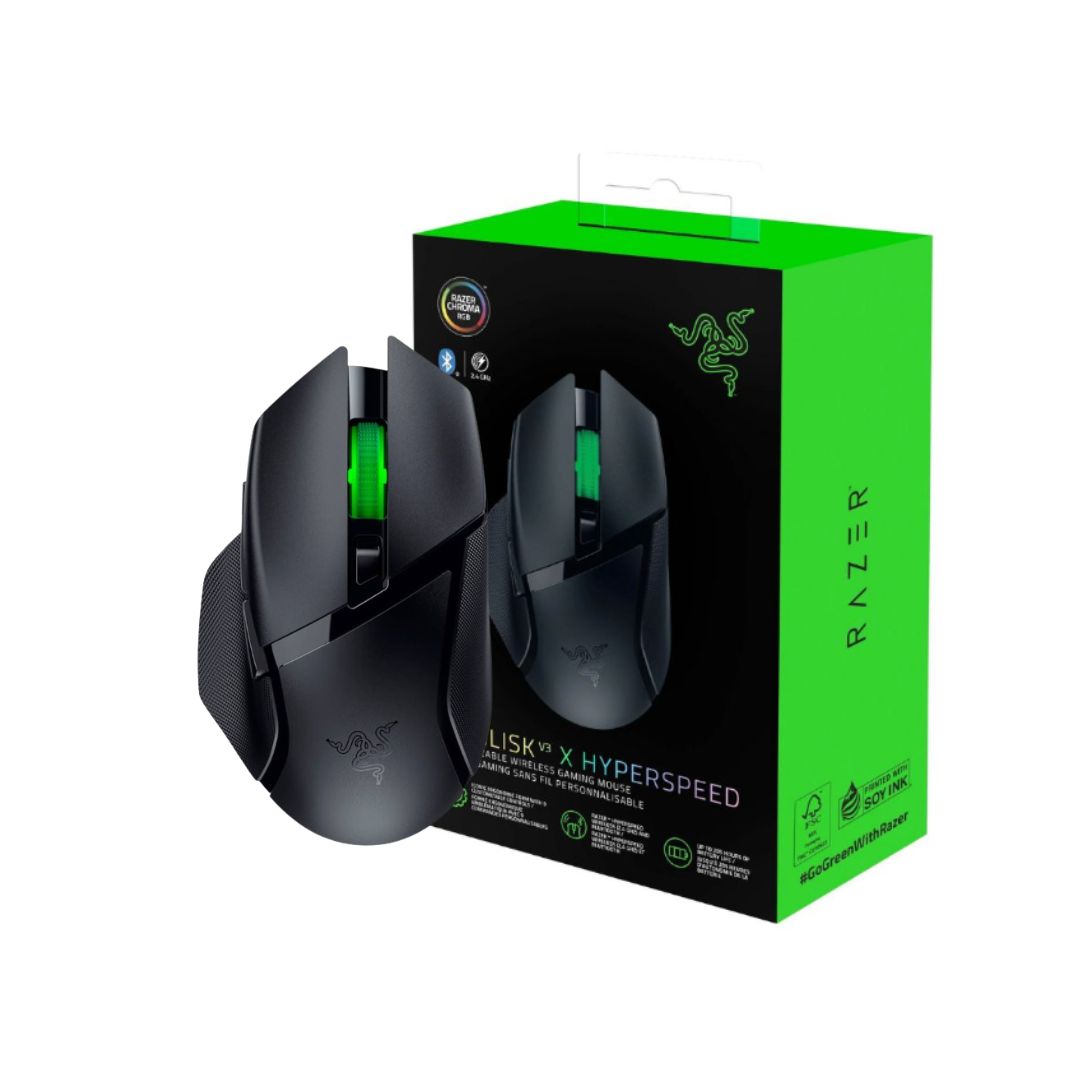 Razer Basilisk V3 X HyperSpeed Gaming Mouse - Black