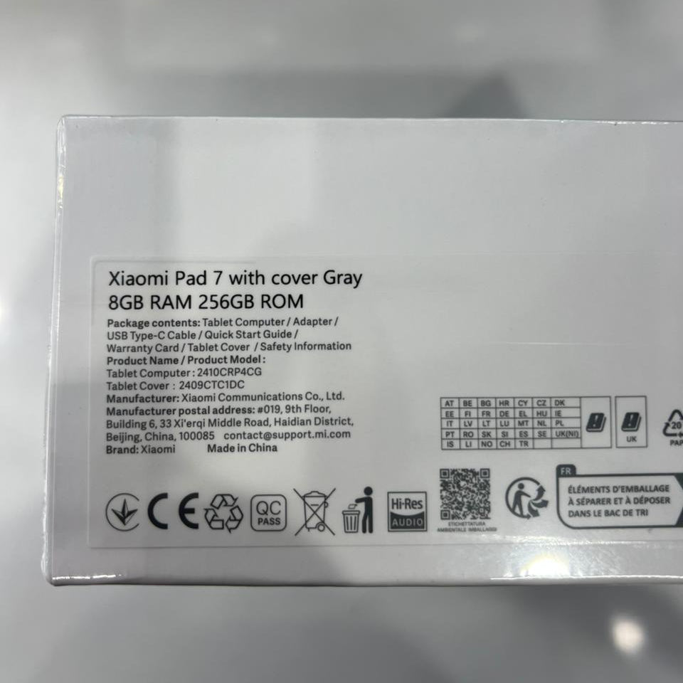 Xiaomi Pad 7 Tablet | Snapdragon 7+, 8GB RAM, 256GB