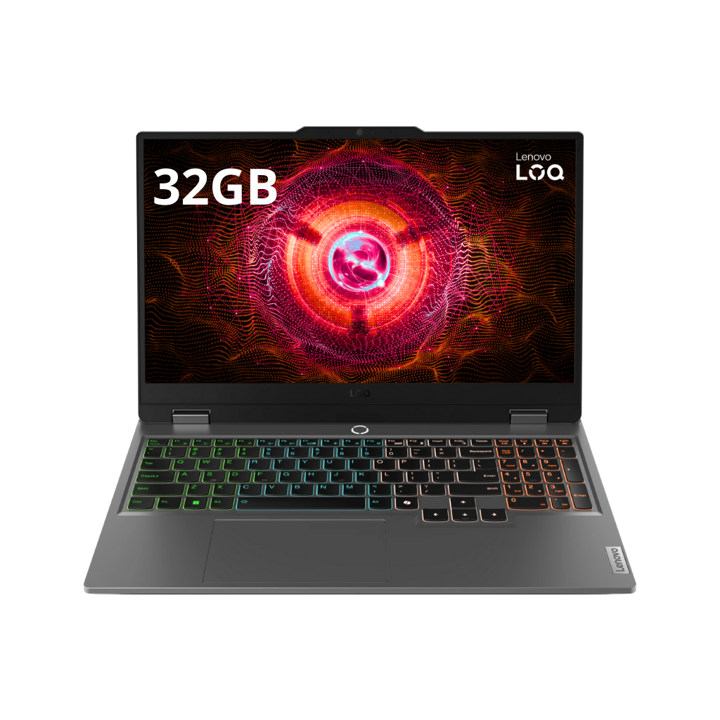 Lenovo LOQ 15IRX9 - (72PS) Intel Core i7-13650HX, RAM 32GB (Upgraded), SSD 512GB, RTX 3050 6GB, 15.6 Inch FHD IPS 144Hz, Luna Gray