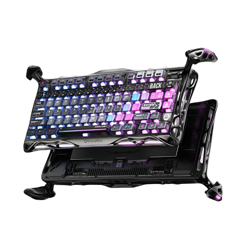 لوحة مفاتيح الألعاب Gravastar Mercury K1 Pro Special Edition CBLK-CN - سايبربانك